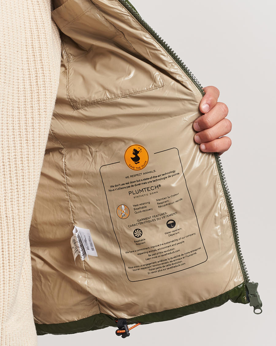 Herre | Jakker | Save The Duck | Edgard Padded Puffer Pine Green