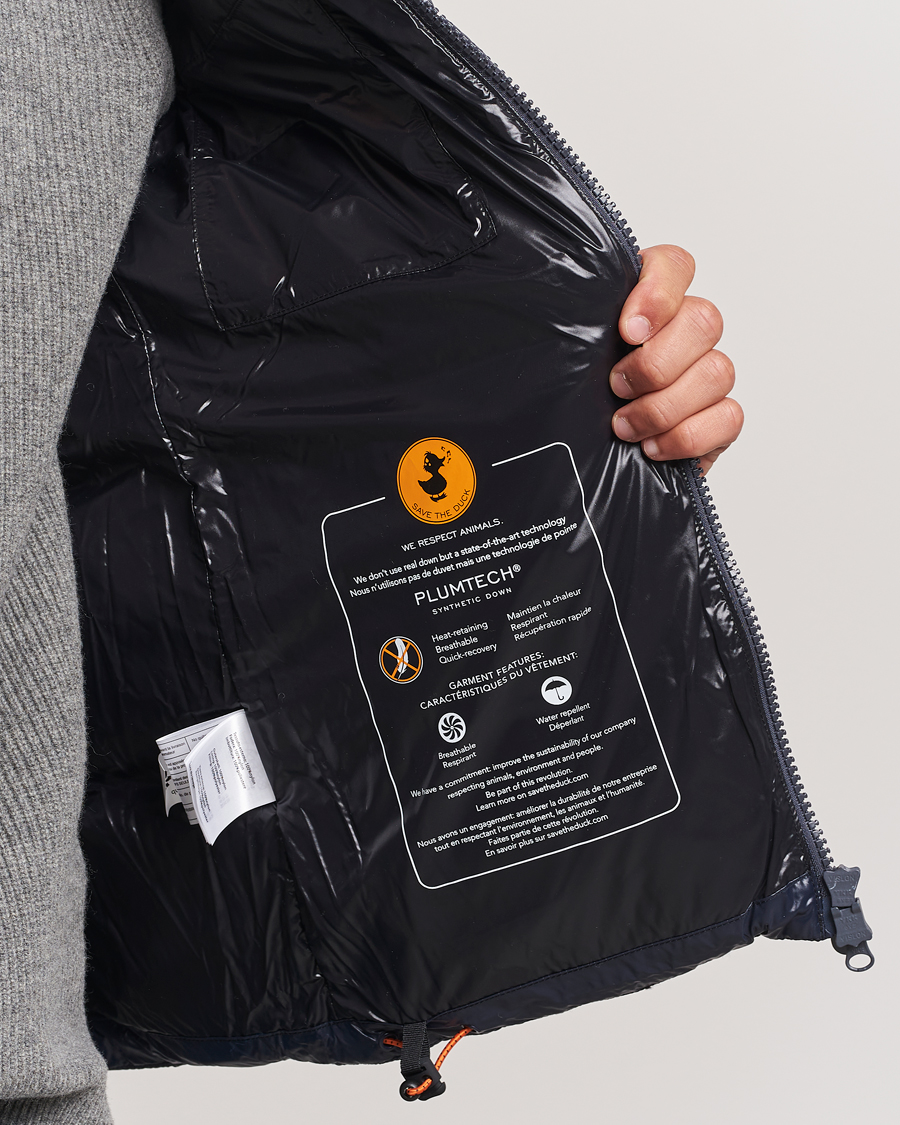 Herre | Jakker | Save The Duck | Edgard Padded Puffer Blue Black