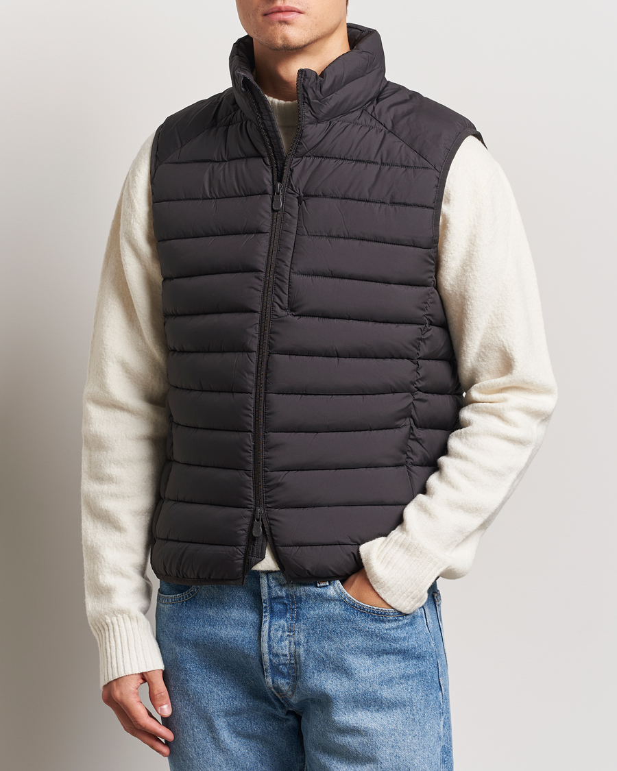 Herre | Jakker | Save The Duck | Rhus Matt Lightweight Vest Brown Black