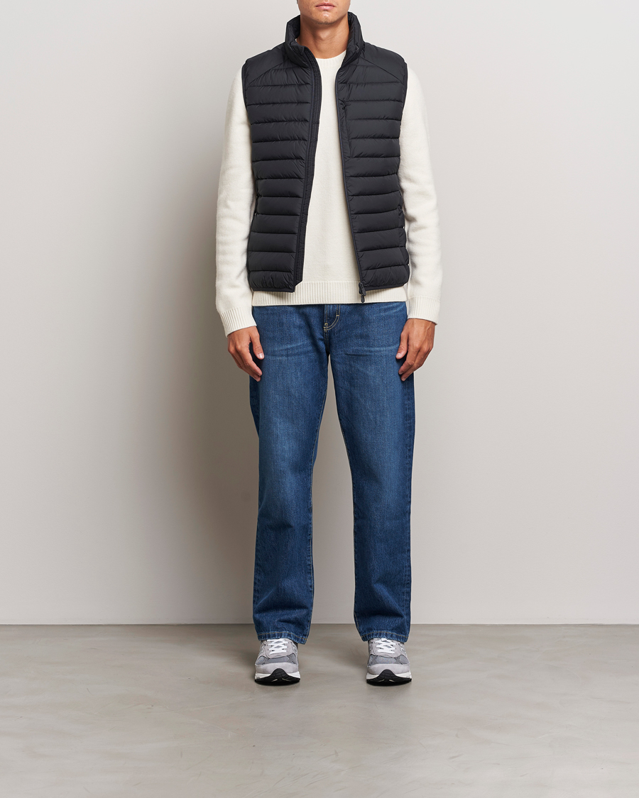 Herre | Jakker | Save The Duck | Rhus Matt Lightweight Vest Blue Black