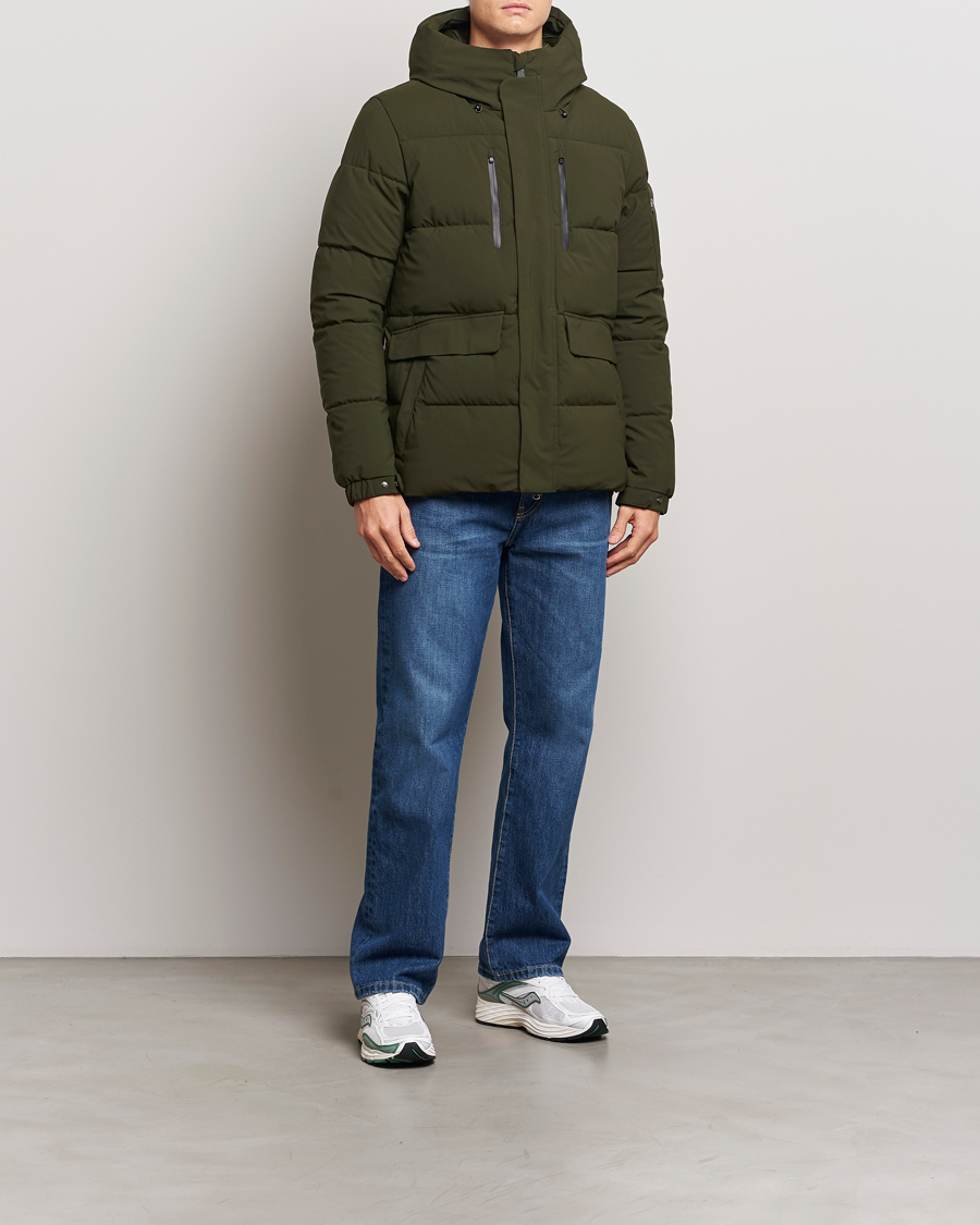 Herre | Jakker | Save The Duck | Alter Short Arctic Parka Land Green
