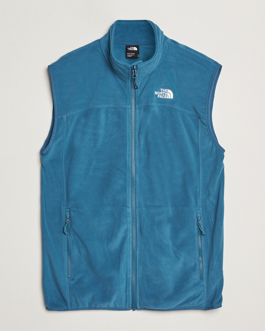 Herre | Vester | The North Face | 100 Glacier Fleece Vest Midnight Petrol