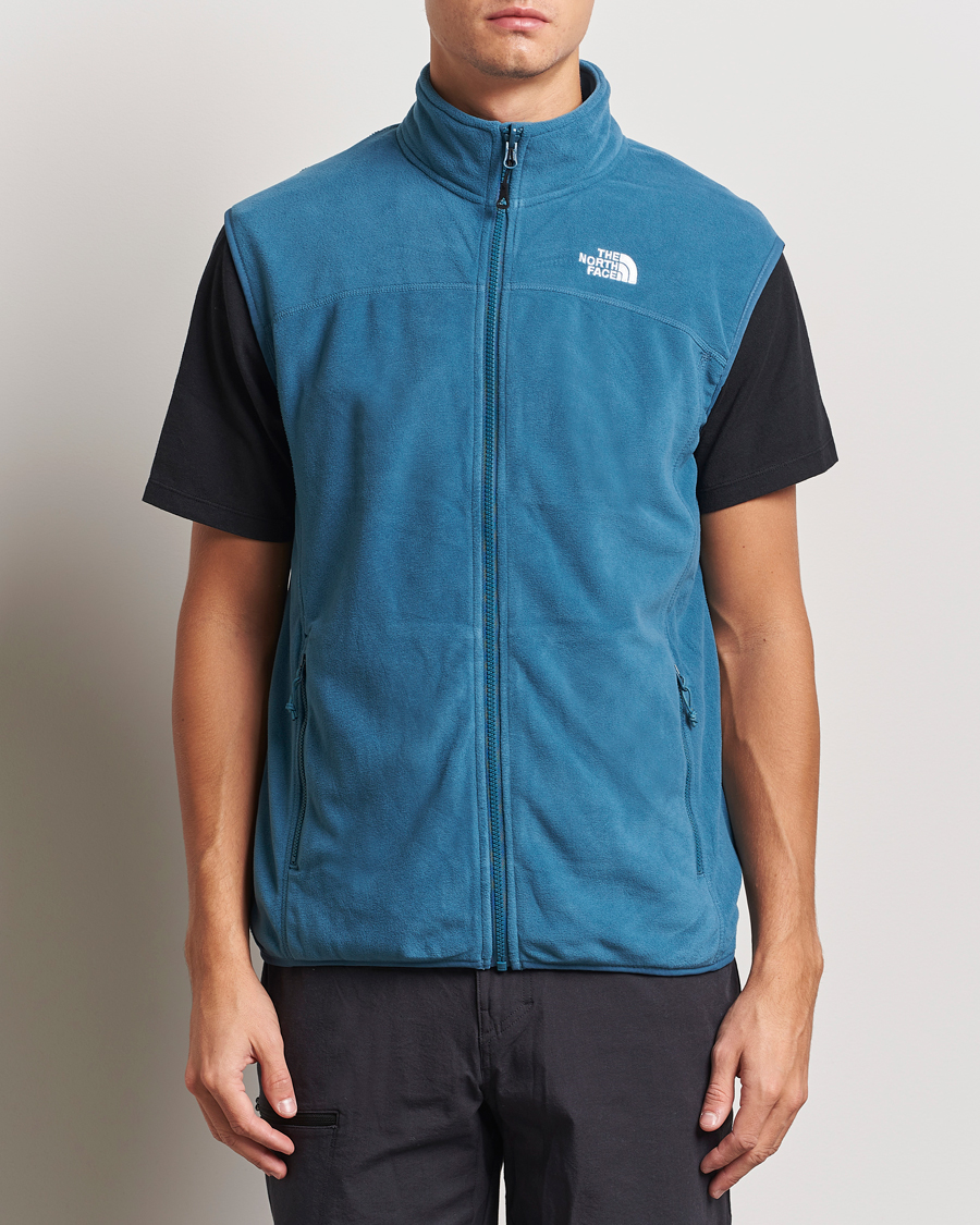 Herre | Vester | The North Face | 100 Glacier Fleece Vest Midnight Petrol