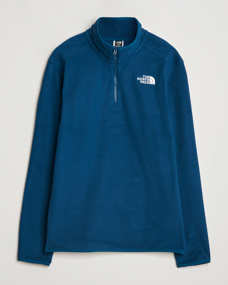 Herre | Gensere | The North Face | 100 Glacier Fleece 1/4 Zip Midnight Petrol