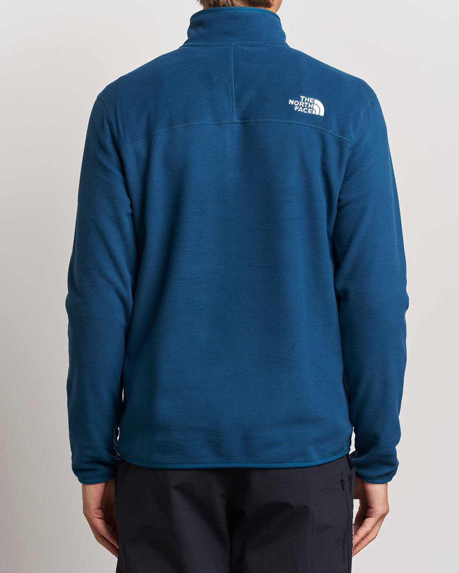 Herre | Gensere | The North Face | 100 Glacier Fleece 1/4 Zip Midnight Petrol