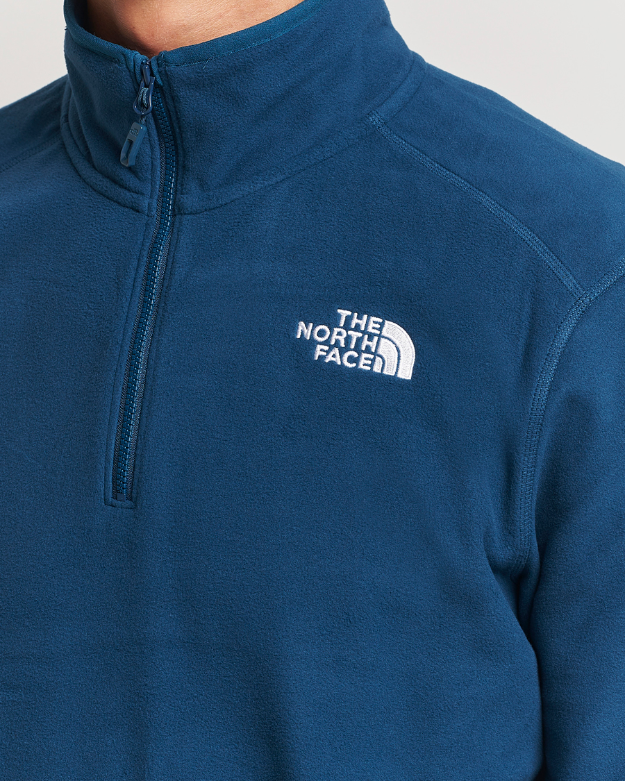 Herre | Gensere | The North Face | 100 Glacier Fleece 1/4 Zip Midnight Petrol
