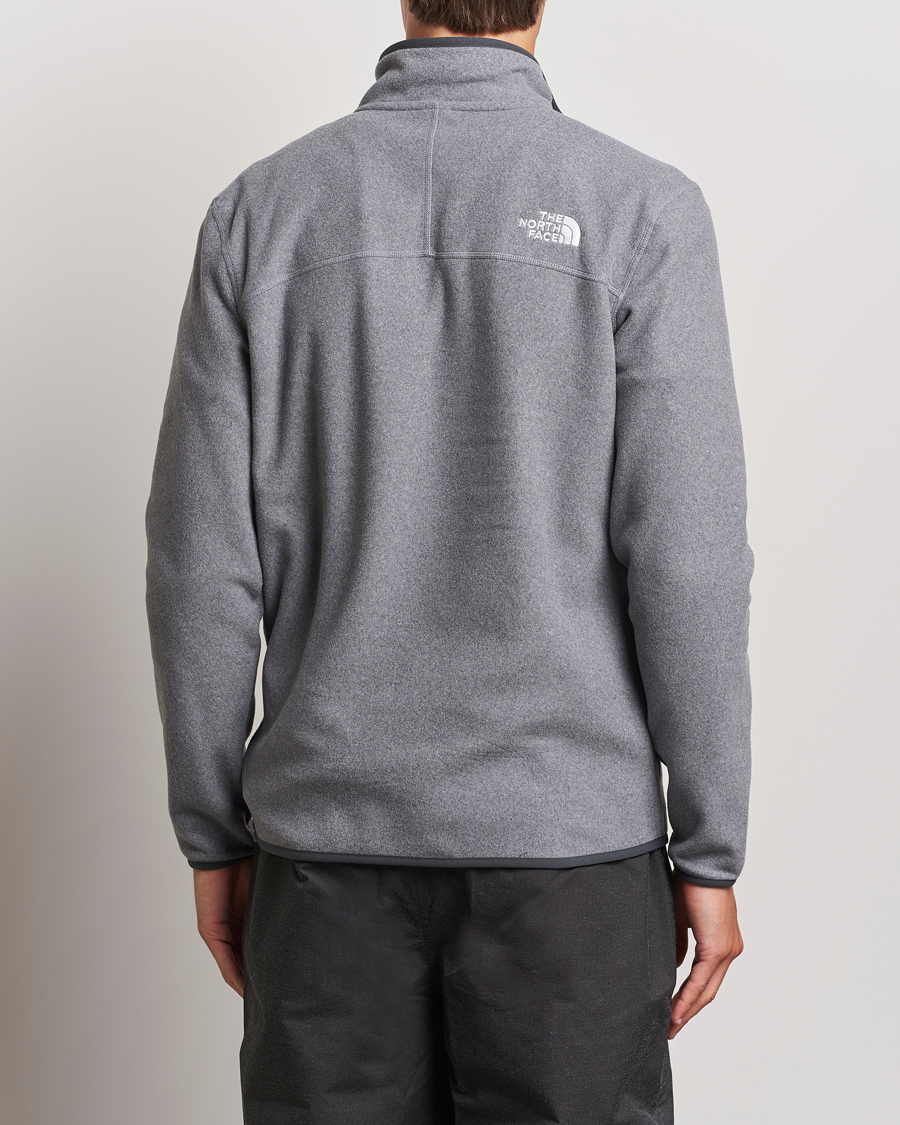 Herre | Gensere | The North Face | 100 Glacier Fleece 1/4 Zip Grey Heather