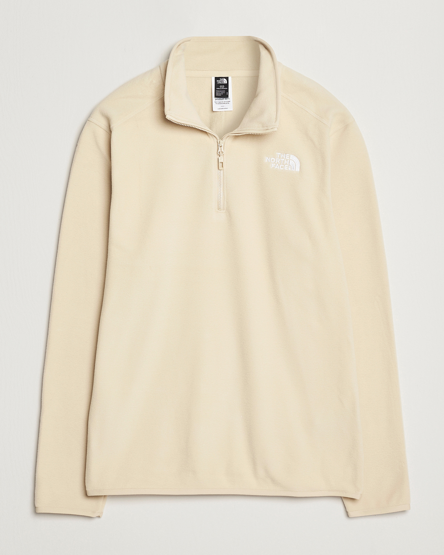 Herre | Gensere | The North Face | 100 Glacier Fleece 1/4 Zip Gravel