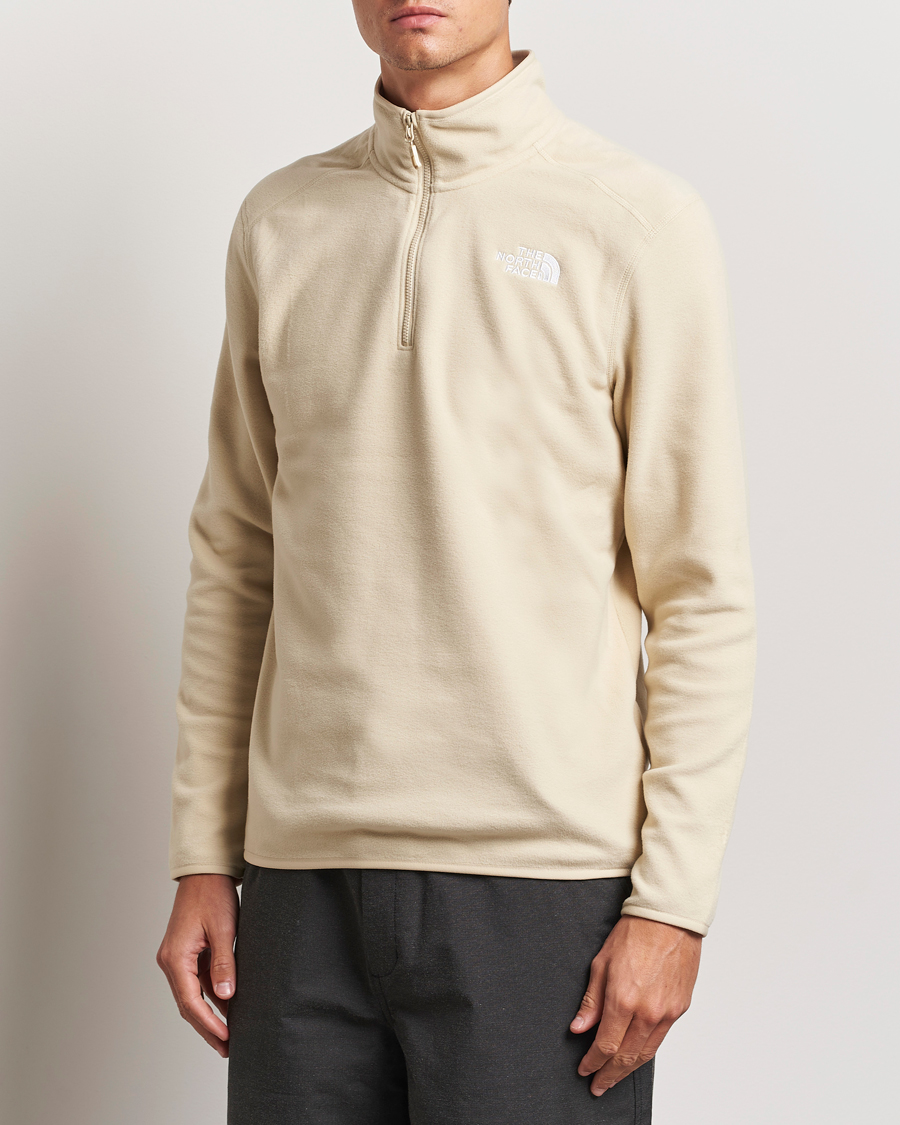 Herre | Gensere | The North Face | 100 Glacier Fleece 1/4 Zip Gravel