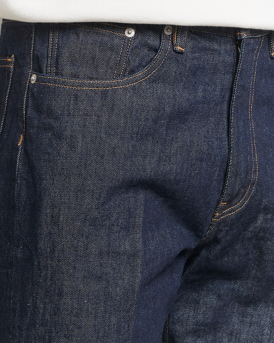 Herre | Jeans | Auralee | Regular Fit Denim Pants Dark Indigo
