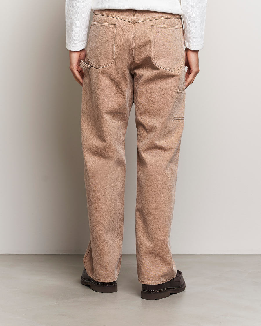 Herre | Bukser | Auralee | Washed Canvas Pants Light Brown
