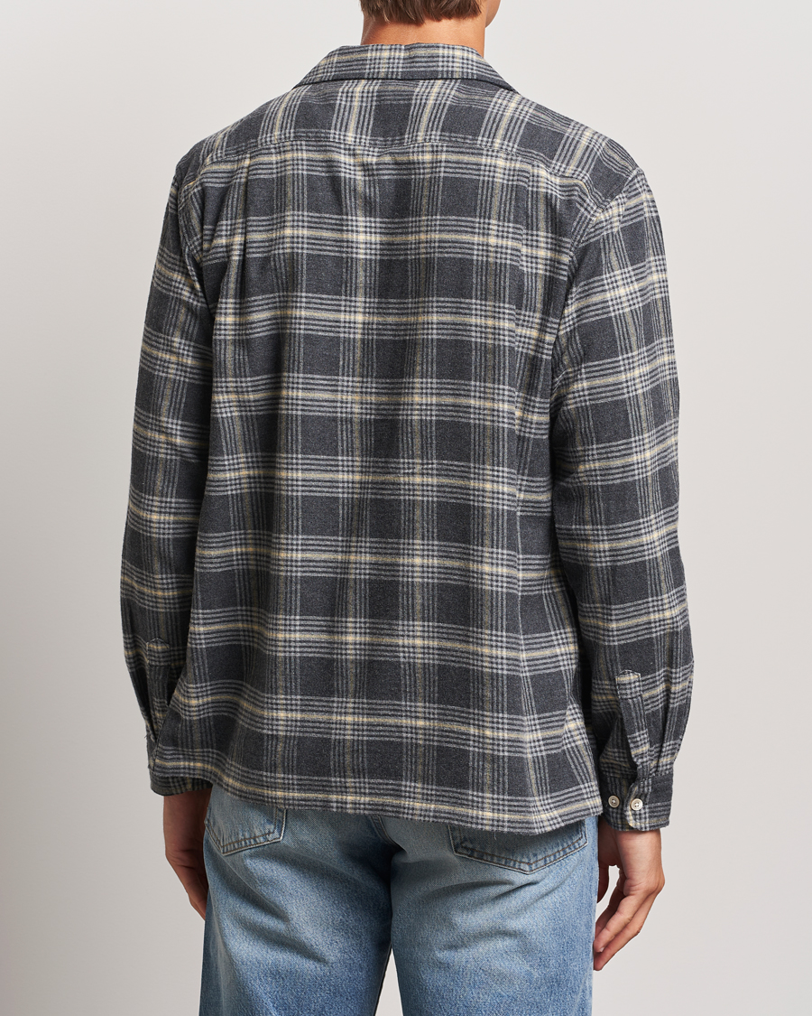 Herre | Skjorter | Sunflower | Flannel Pocket Shirt Grey Check
