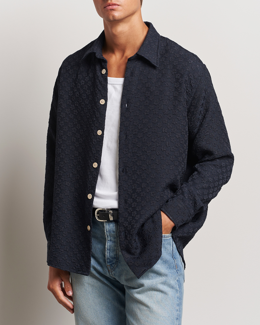 Herre | Skjorter | Sunflower | Studio Shirt Navy