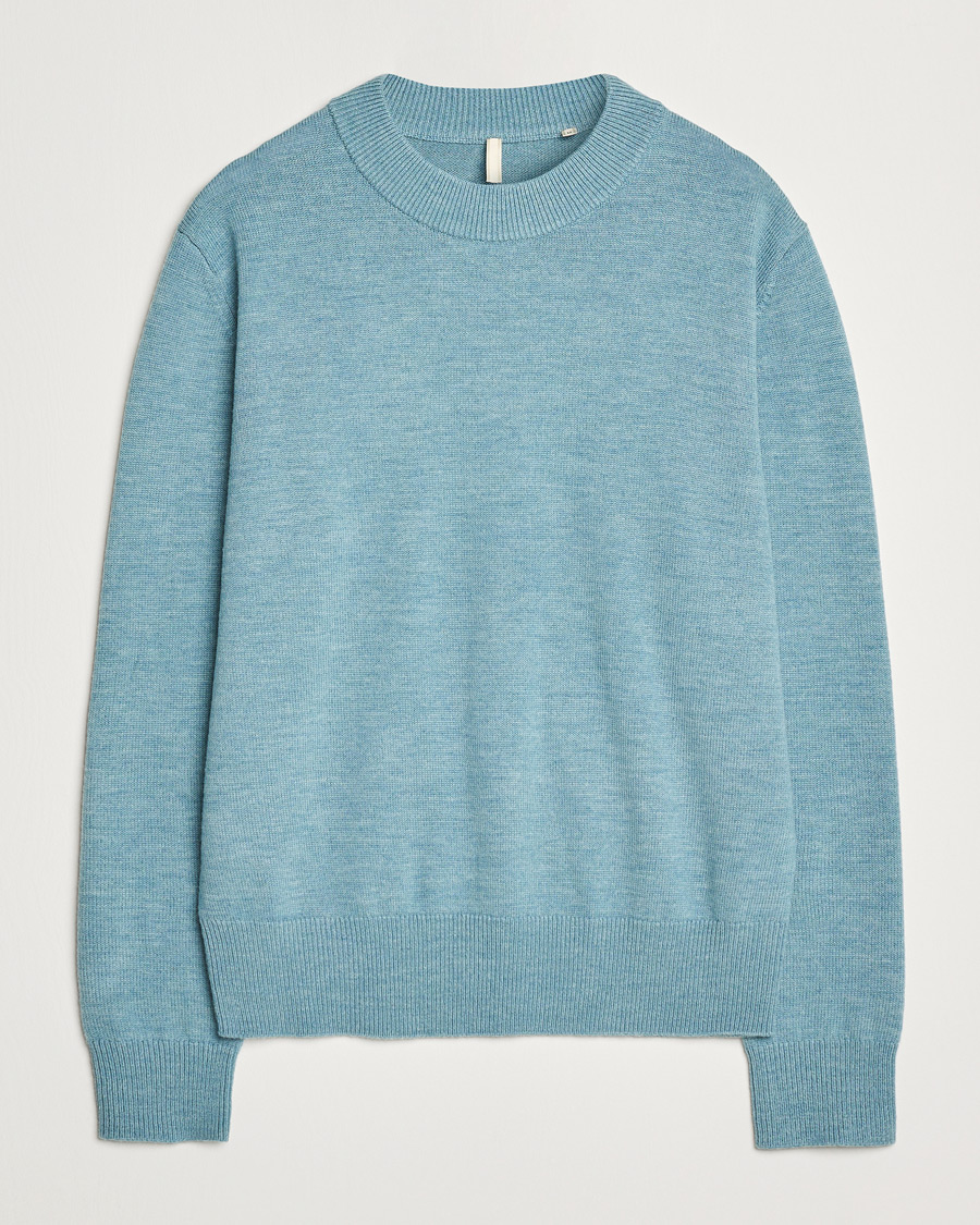 Herre | Gensere | Sunflower | Moon Merino Crewneck Blue