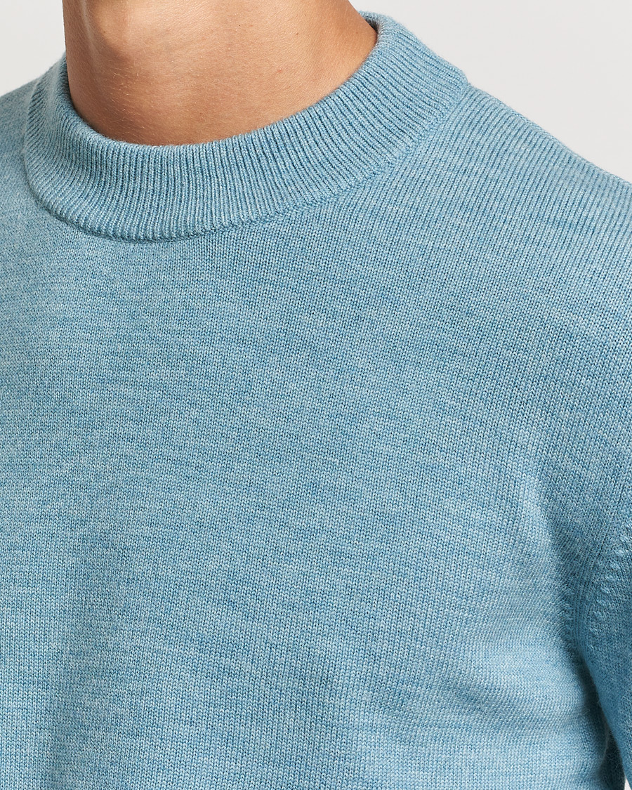 Herre | Gensere | Sunflower | Moon Merino Crewneck Blue