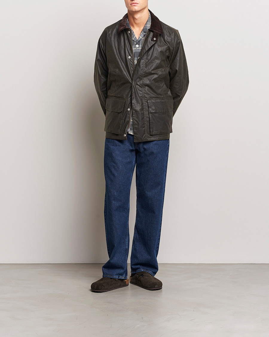 Herre | Jakker | Sunflower | Waxed Leisure Jacket Olive