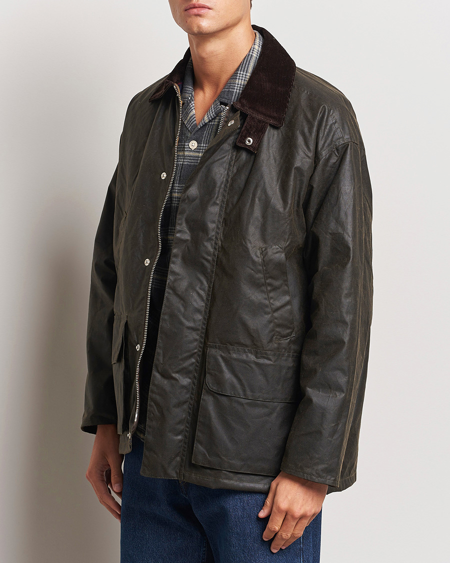 Herre | Jakker | Sunflower | Waxed Leisure Jacket Olive