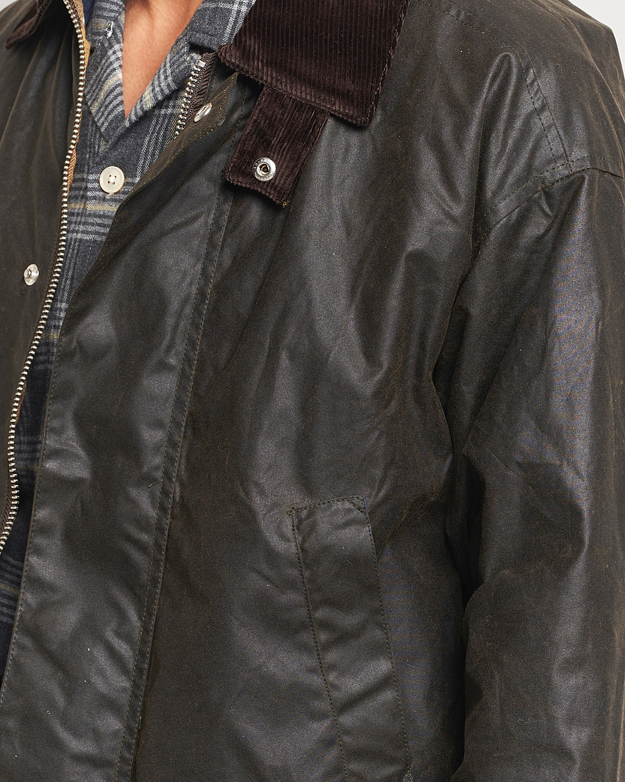 Herre | Jakker | Sunflower | Waxed Leisure Jacket Olive