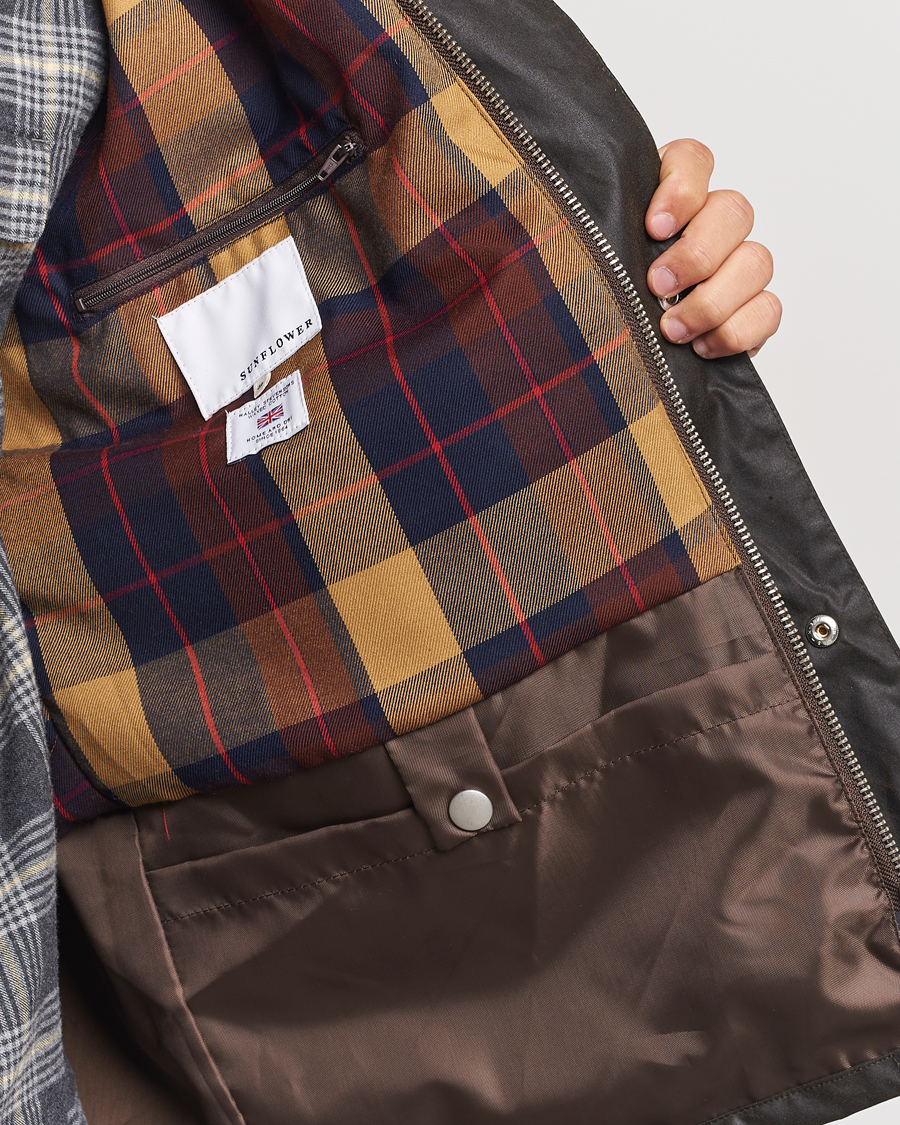 Herre | Jakker | Sunflower | Waxed Leisure Jacket Olive