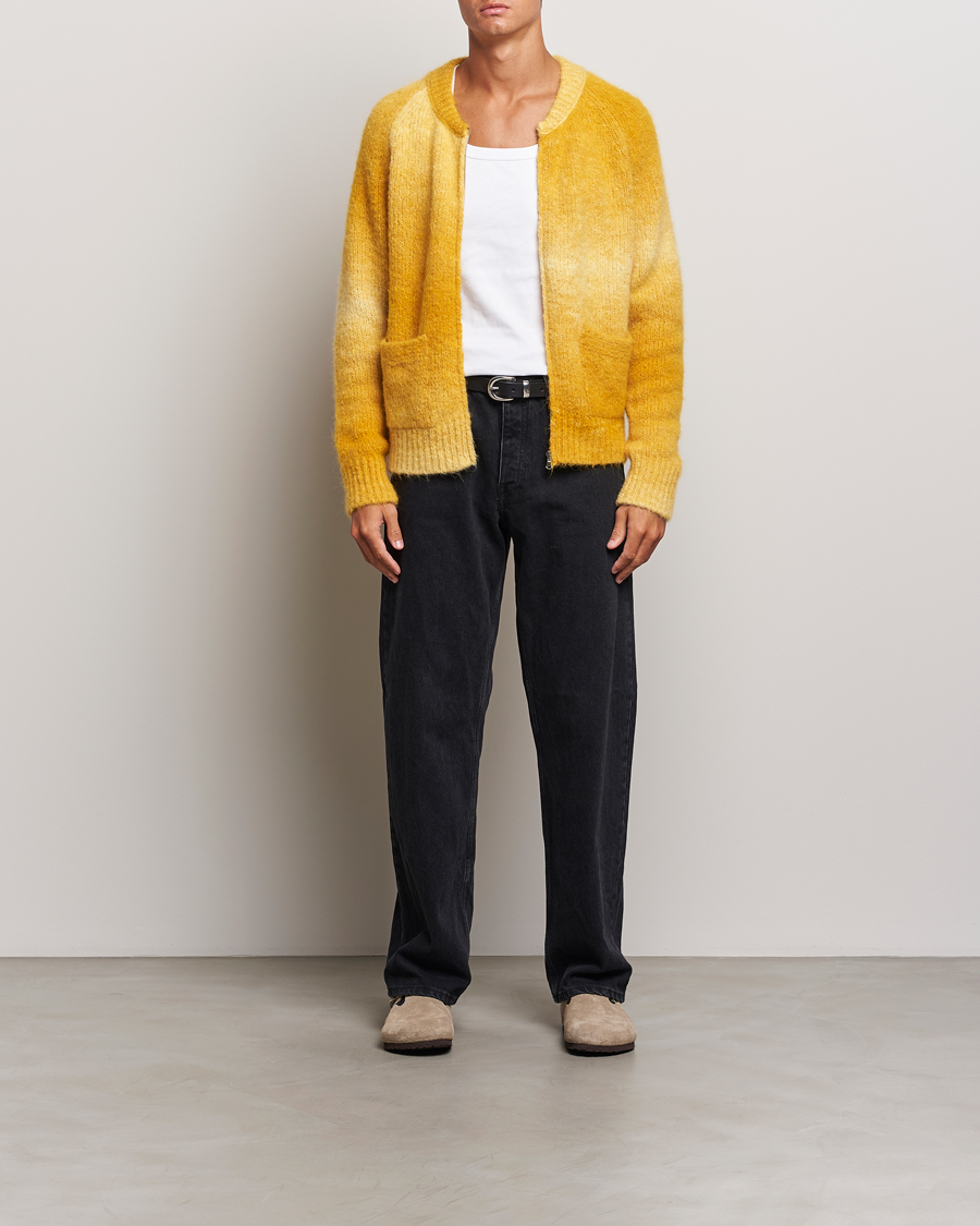 Herre | Gensere | Sunflower | Ombre Zip Cardigan Yellow