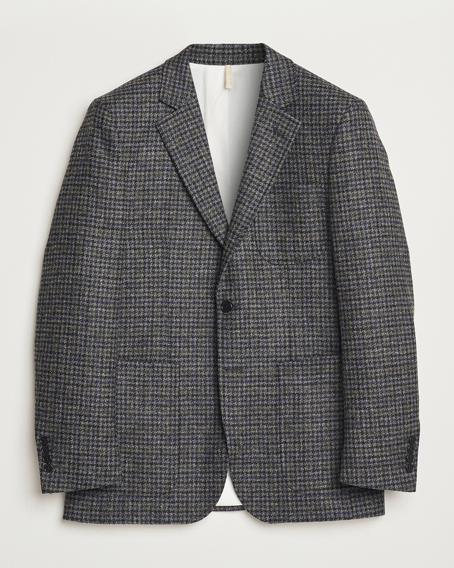 Herre | Dressjakker | Sunflower | Tweed Blazer Grey Check