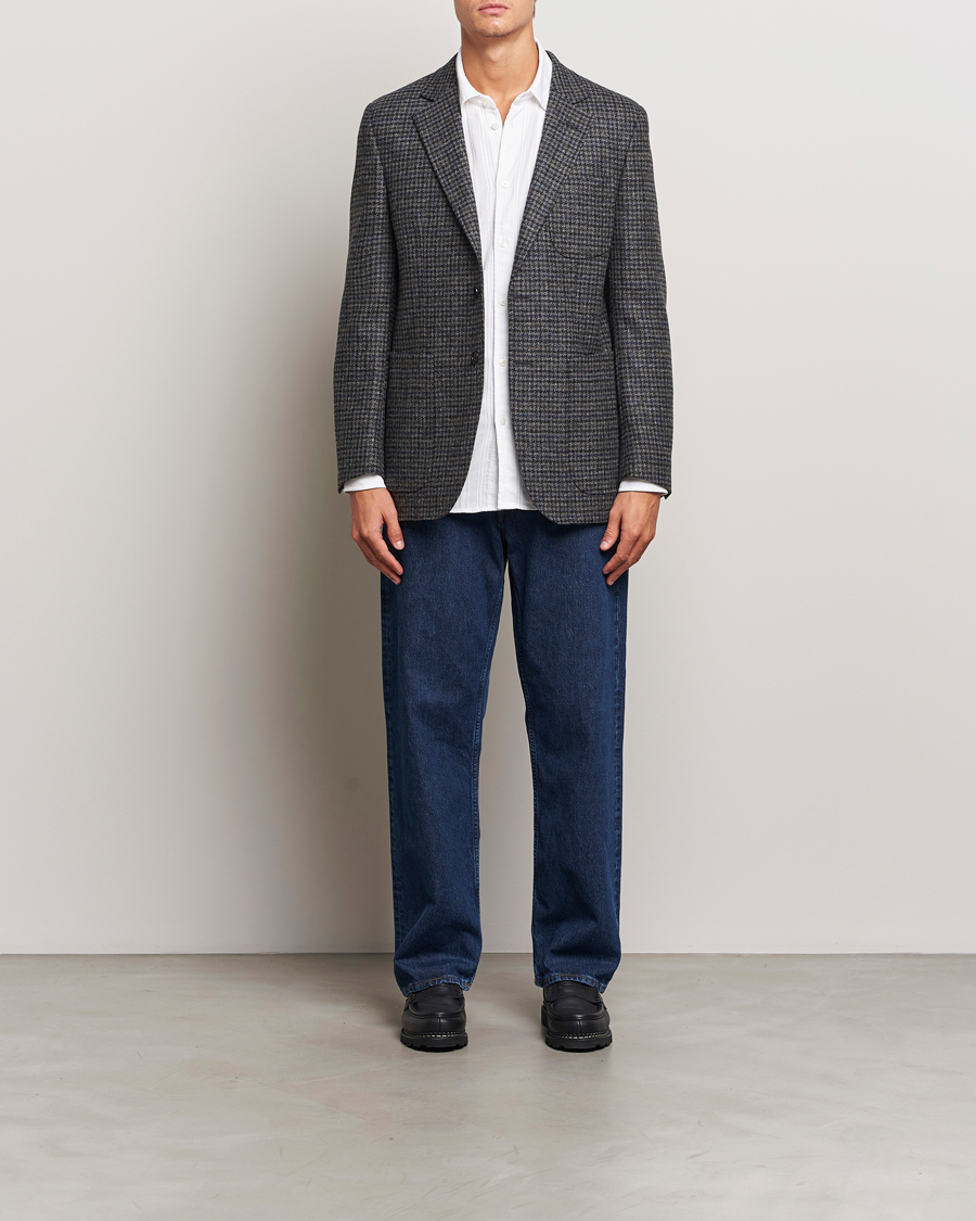 Herre | Dressjakker | Sunflower | Tweed Blazer Grey Check