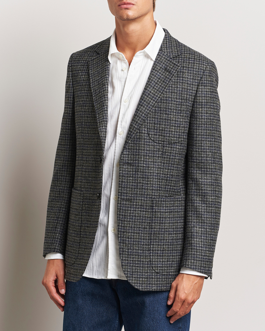 Herre | Dressjakker | Sunflower | Tweed Blazer Grey Check
