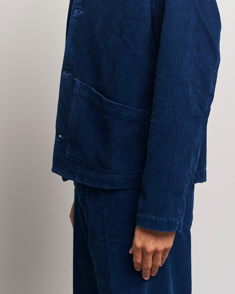 Herre | Jakker | Sunflower | Corduroy Worker Jacket Indigo