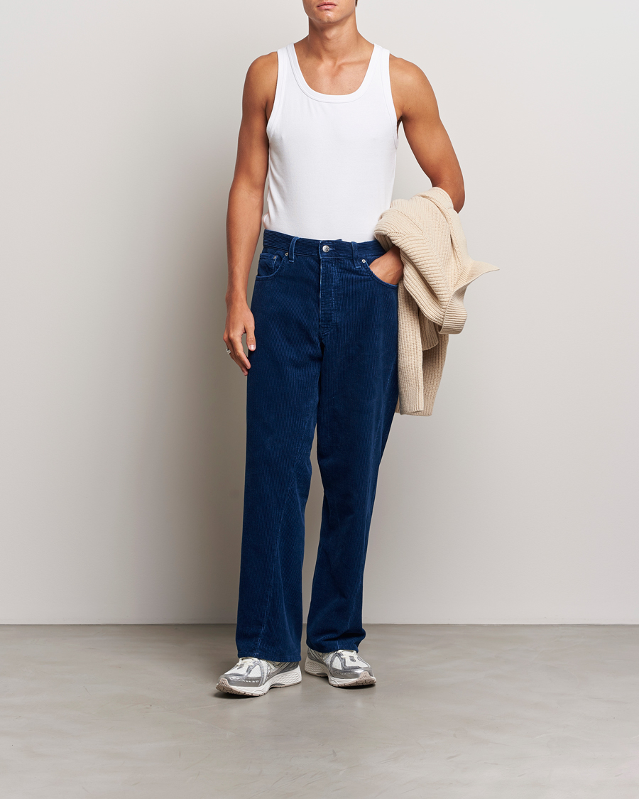 Herre | Bukser | Sunflower | Wide Twist Corduroy Pants Indigo