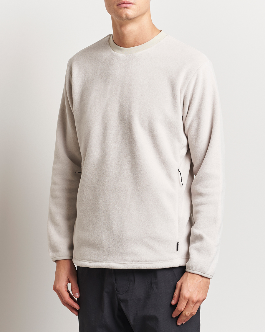 Herre | Gensere | Snow Peak | Double Face Fleece Pullover Ivory