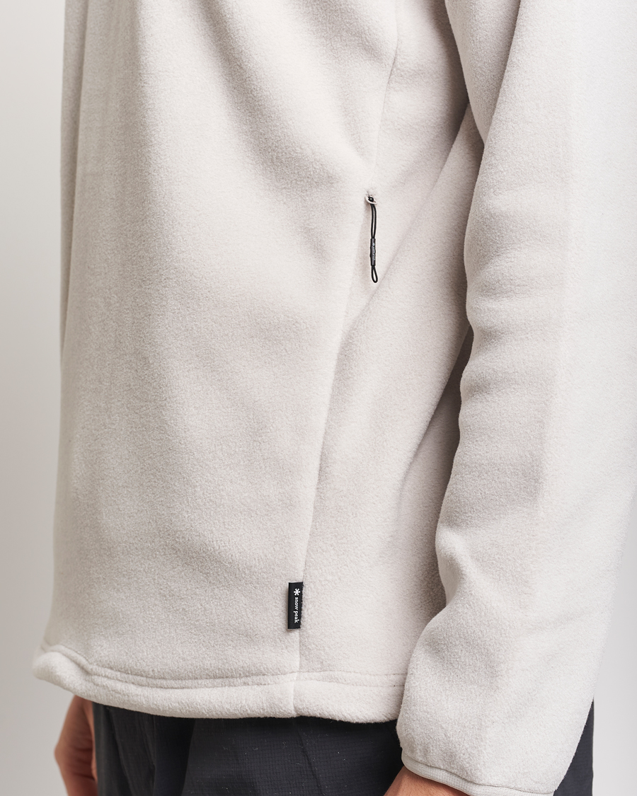 Herre | Gensere | Snow Peak | Double Face Fleece Pullover Ivory