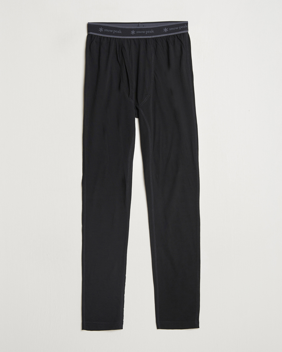 Herre | Bukser | Snow Peak | Merino Wool Tights Black