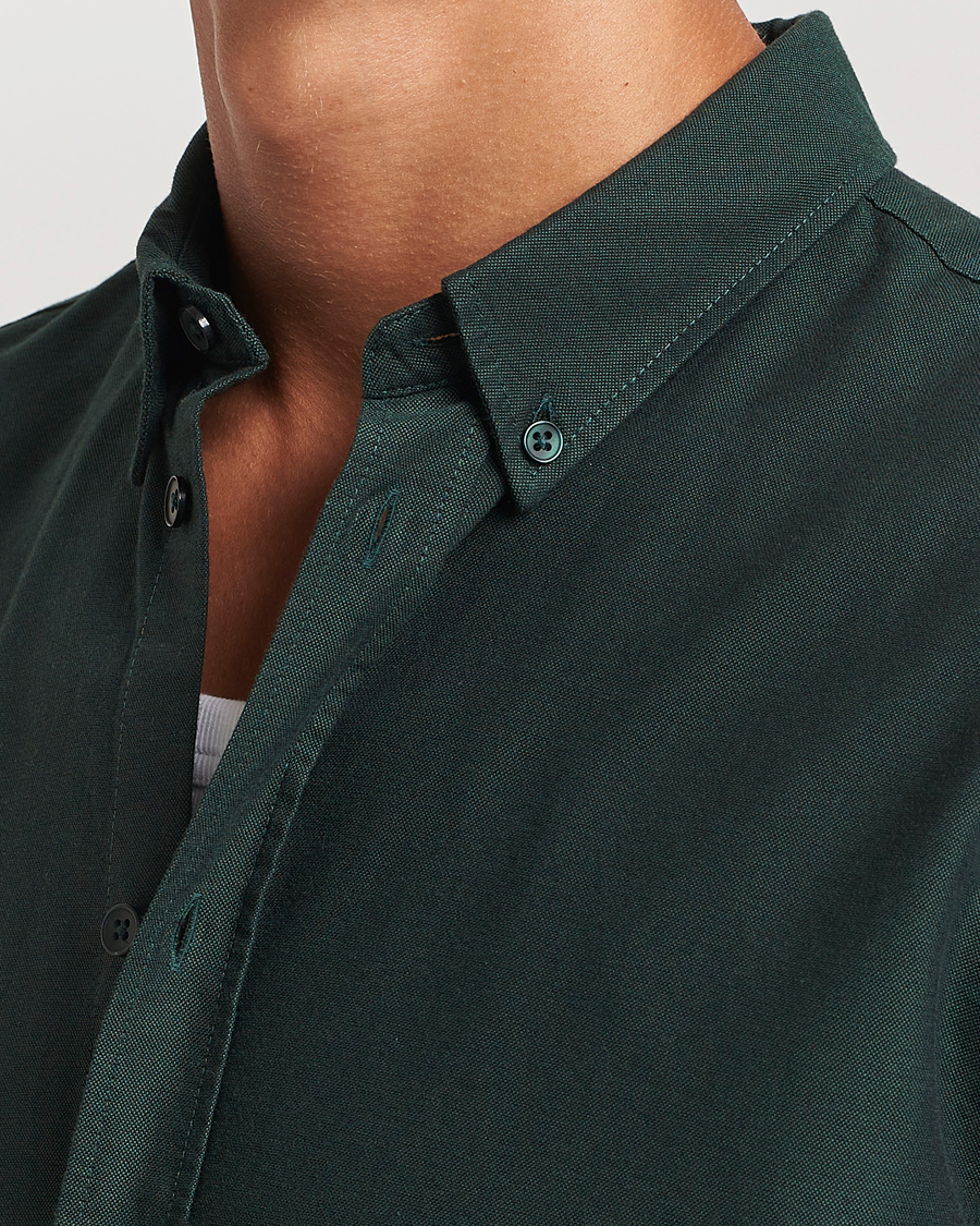 Herre | Skjorter | Samsøe Samsøe | Saliam Oxford Shirt Darkest Spruce