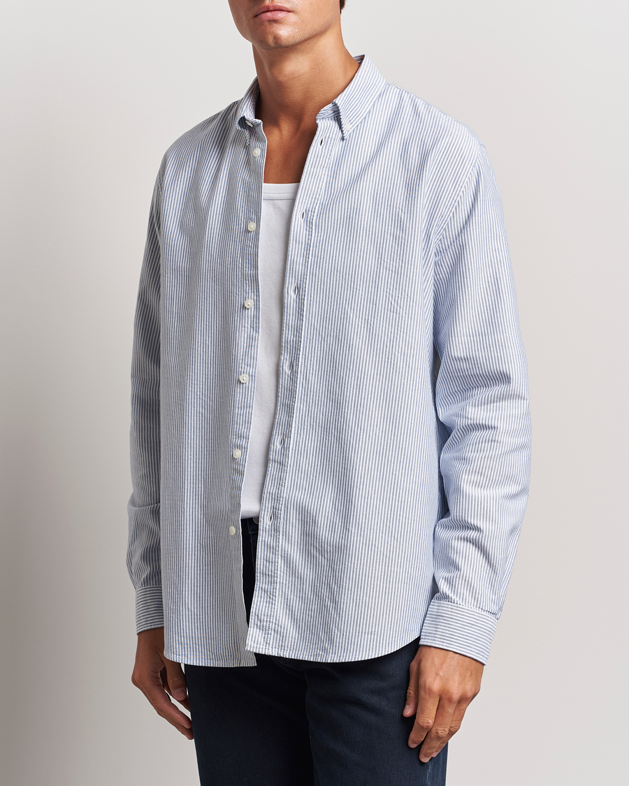 Herre | Skjorter | Samsøe Samsøe | Saliam Oxford Shirt Oxford Narrow Stripe