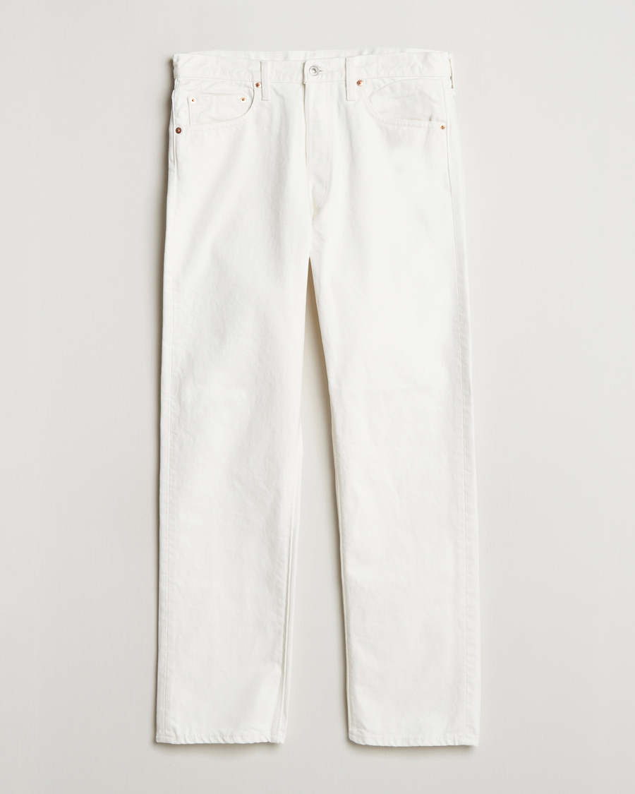 Herre | Bukser | orSlow | Straight Fit 105 Selvedge Jeans White