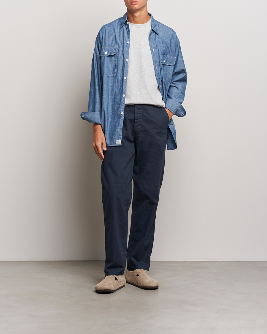 Herre | Bukser | orSlow | French Work Pants Navy