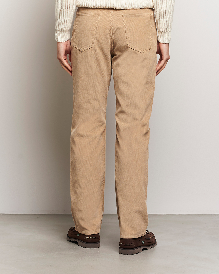 Herre | Bukser | orSlow | Shoe Cut Corduroy Pants Beige