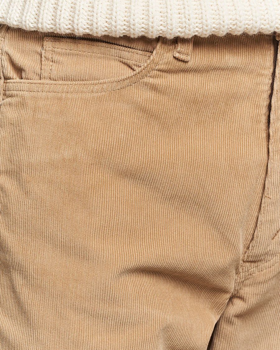 Herre | Bukser | orSlow | Shoe Cut Corduroy Pants Beige
