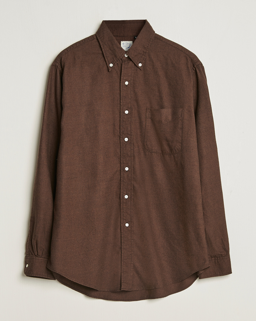 Herre | Skjorter | orSlow | Button Down Shirt Burgundy
