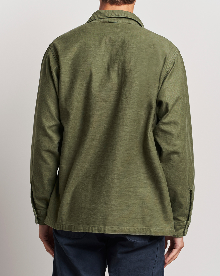 Herre | Skjorter | orSlow | 4 Pockets US Army Shirt Dark Olive