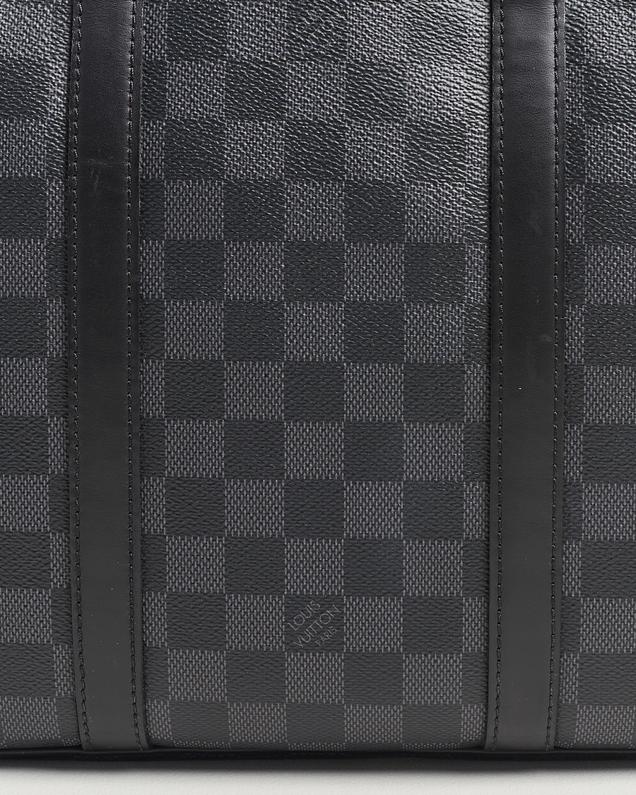 Herre | Louis Vuitton Pre-Owned Porte-Documents Voyage Briefcase Damier Graphite | Louis Vuitton Pre-Owned | Porte-Documents Voyage Briefcase Damier Graphite