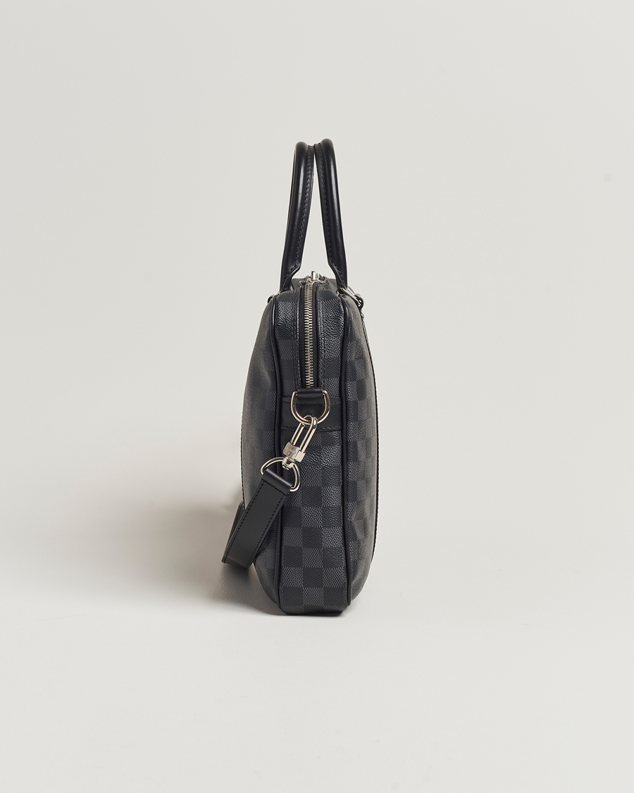 Herre | Louis Vuitton Pre-Owned Porte-Documents Voyage Briefcase Damier Graphite | Louis Vuitton Pre-Owned | Porte-Documents Voyage Briefcase Damier Graphite