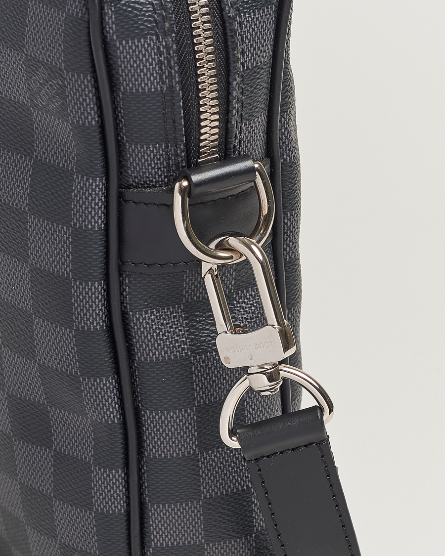 Herre | Louis Vuitton Pre-Owned Porte-Documents Voyage Briefcase Damier Graphite | Louis Vuitton Pre-Owned | Porte-Documents Voyage Briefcase Damier Graphite
