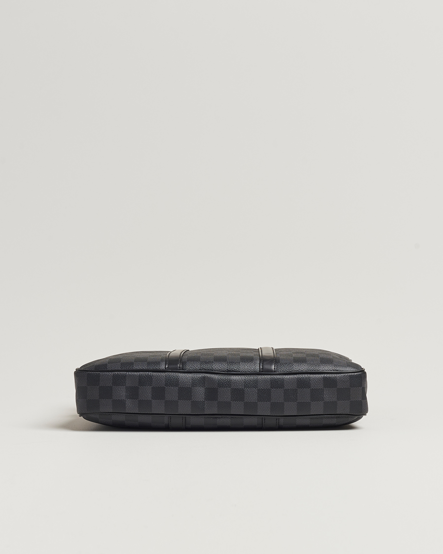 Herre | Louis Vuitton Pre-Owned Porte-Documents Voyage Briefcase Damier Graphite | Louis Vuitton Pre-Owned | Porte-Documents Voyage Briefcase Damier Graphite