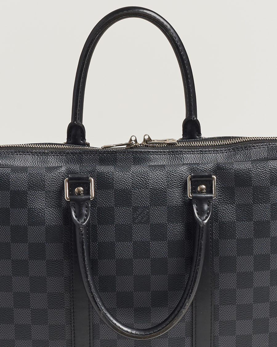 Herre | Louis Vuitton Pre-Owned Porte-Documents Voyage Briefcase Damier Graphite | Louis Vuitton Pre-Owned | Porte-Documents Voyage Briefcase Damier Graphite