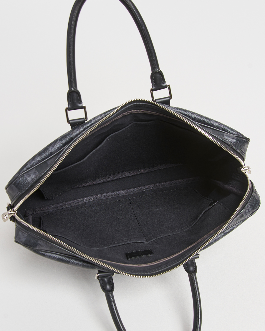 Herre | Louis Vuitton Pre-Owned Porte-Documents Voyage Briefcase Damier Graphite | Louis Vuitton Pre-Owned | Porte-Documents Voyage Briefcase Damier Graphite