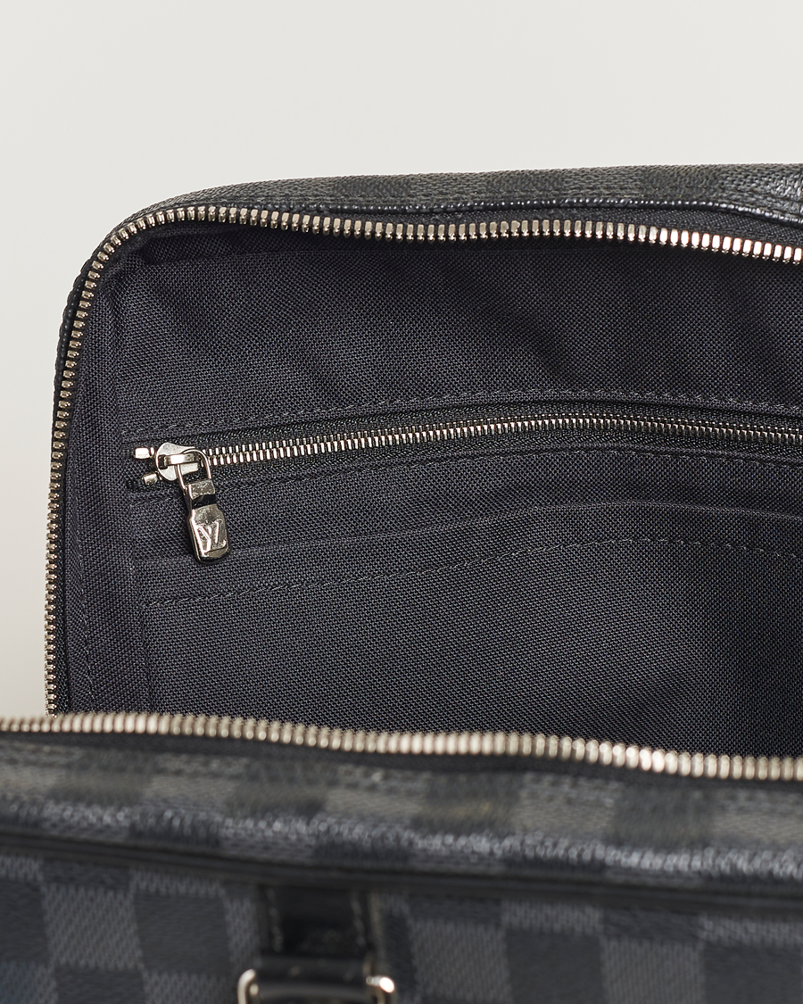 Herre | Louis Vuitton Pre-Owned Porte-Documents Voyage Briefcase Damier Graphite | Louis Vuitton Pre-Owned | Porte-Documents Voyage Briefcase Damier Graphite
