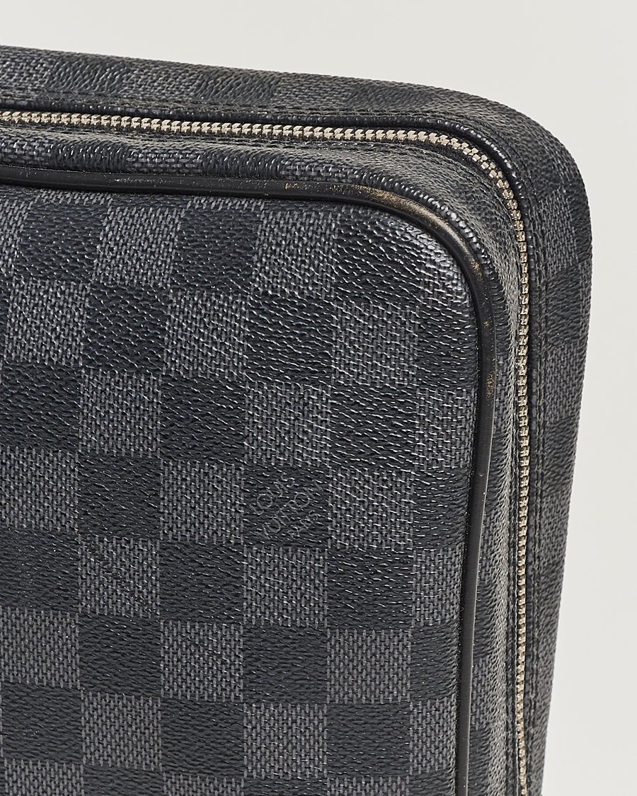 Herre | Louis Vuitton Pre-Owned Porte-Documents Voyage Briefcase Damier Graphite | Louis Vuitton Pre-Owned | Porte-Documents Voyage Briefcase Damier Graphite