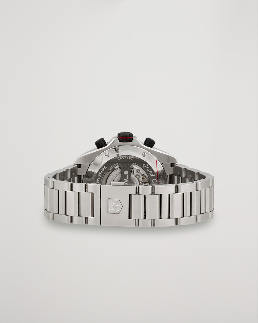Herre | Tag Heuer Pre-Owned Grand Carrera Calibre 17 Ref. CAV511C Silver | Tag Heuer Pre-Owned | Grand Carrera Calibre 17 Ref. CAV511C Silver