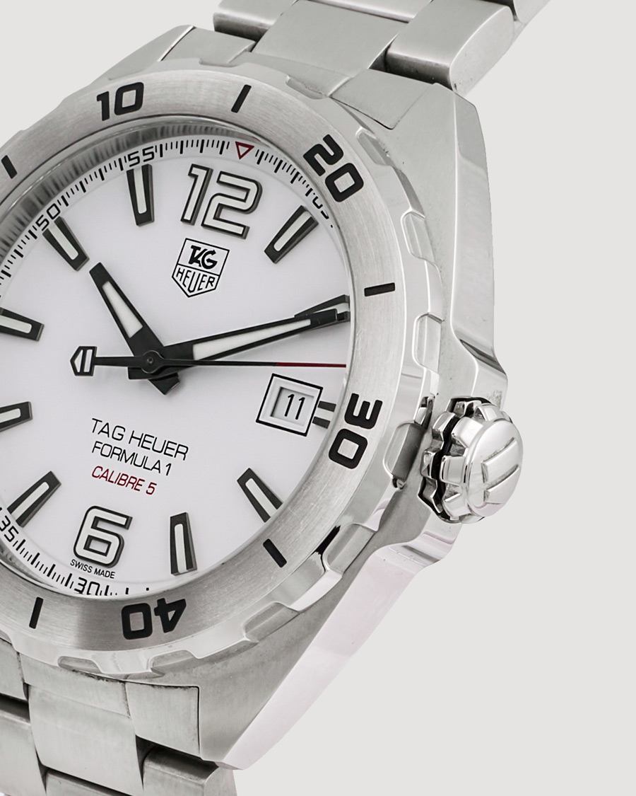 Herre | Tag Heuer Pre-Owned Formula 1 Calibre 5 WAZ2114 Silver | Tag Heuer Pre-Owned | Formula 1 Calibre 5 WAZ2114 Silver